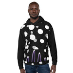 Hoodie - Black/White/Purple CB