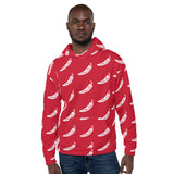 Hoodie - Red/White Chili Pepper