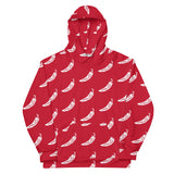 Hoodie - Red/White Chili Pepper