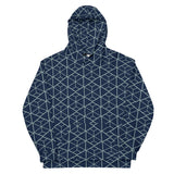 Hoodie -Geo Navy Blue