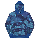 Hoodie - Dark Cerulean Camo