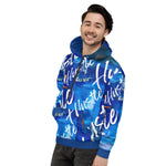 Abstract Hoodie - Hustle Blue