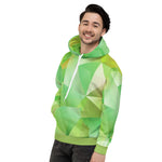 Abstract Hoodie - Conifer Green