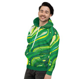 Abstract Hoodie - Green 2