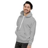 Abstract Hoodie - Light Grey