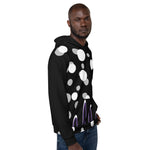 Hoodie - Black/White/Purple CB